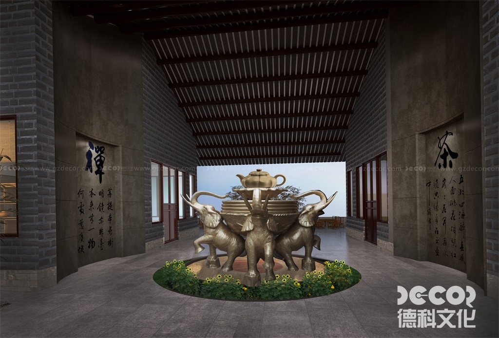 人文展厅装修中如何处理空间的开放与私密性