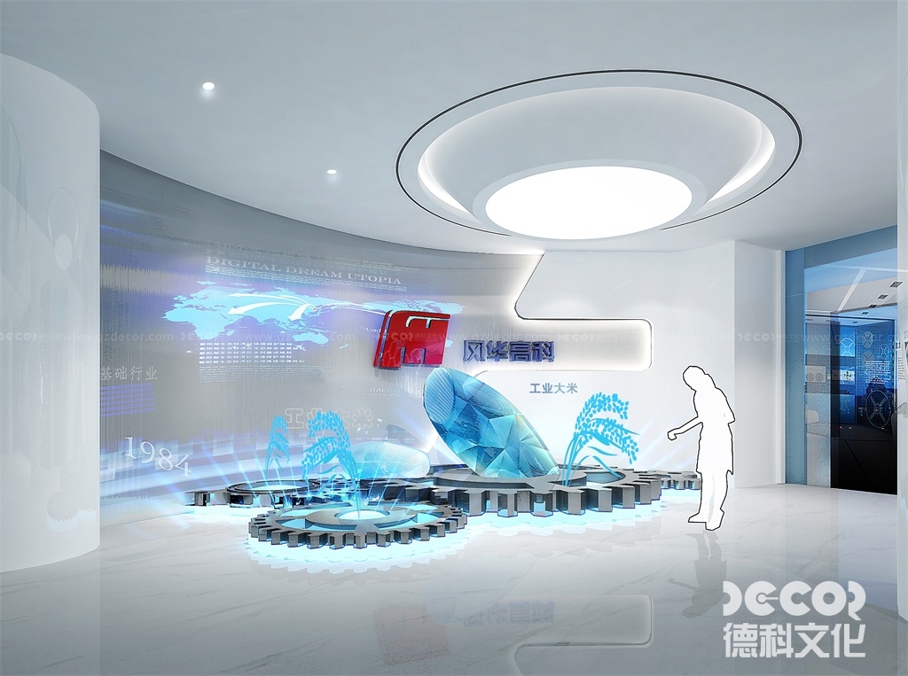 展馆装修中如何处理墙面装饰？