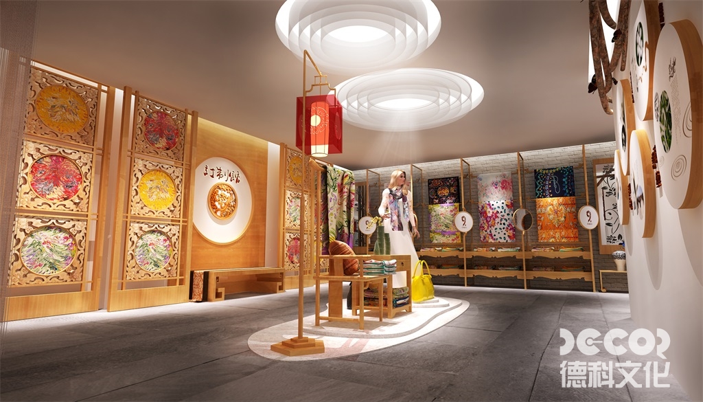 服装展览馆设计中如何考虑灯光的照明和展品的展示效果？
