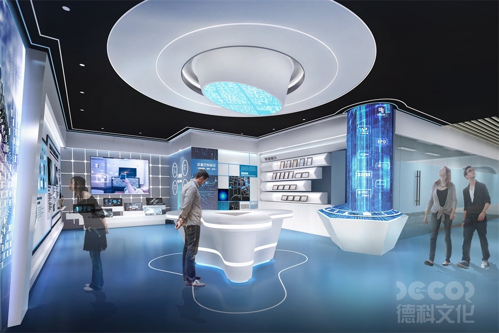 专业企业展厅设计公司如何设计展厅的天花板？