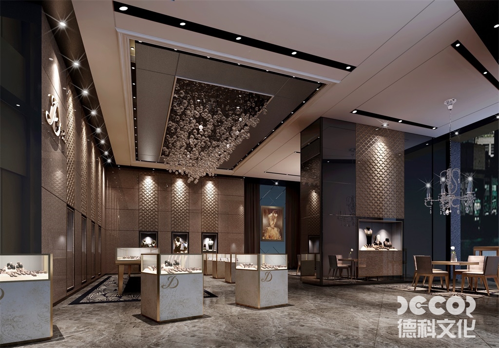 高端奢侈品展览厅设计布局方案