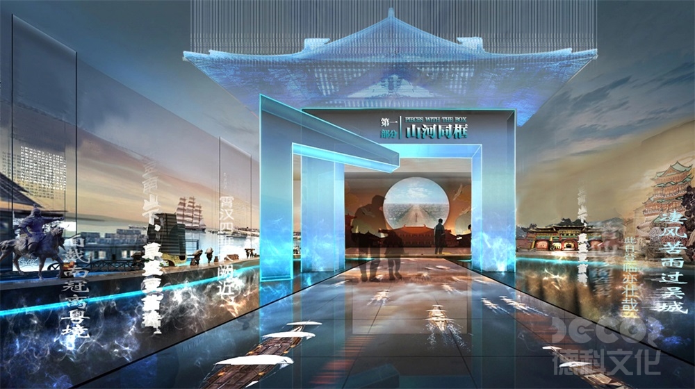展览厅设计如何划分不同艺术流派或时期的展区？